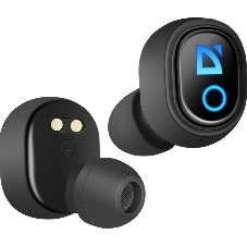 Наушники TWS Defender Twins 639 черный, внутриканальные, Bluetooth, до 4 ч