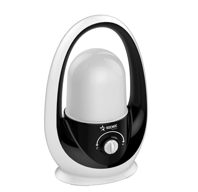 Фонарь светодиодный аккум. Космос KOSMOS premium 8W LED регулировка яркости зарядное устройство 220/12В