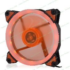 Вентилятор для корпуса Crown CMCF-12025S-1233 черный/оранжевый, 120 мм, 1650 об/мин, 23 дБ, 3 pin