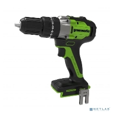 Дрель-шуруповерт GREENWORKS GD24DD60, 24 В, 0 Ач, 60 Нм, бесщеточный, ударный