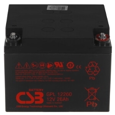 Батарея для ИБП CSB GPL-12260 (12V, 26Ah) для UPS клеммы F2