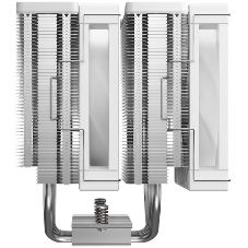 Кулер для процессора DEEPCOOL AG620 G2 WH LGA1954/1851/1700/AM5/AM4 (9шт/кор, TDP 270W, PWM, DUAL Black Fan 120mm, 6 тепл. трубок, белый) RET