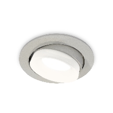 Комплект встраиваемого поворотного светильника Ambrella light XC7653081 SGR/FR серый песок/белый матовый MR16 GU5.3 (C7653, N7165)