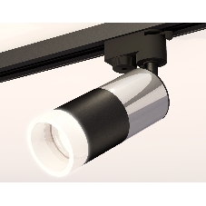 Светильник Ambrella light XT6302052 SBK/PSL/FR черный песок/серебро полированное/белый матовый MR16 GU5.3