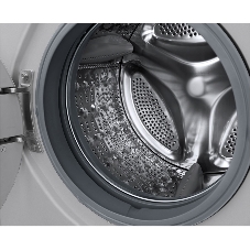 Стиральная машина LG F1296TD4 серебристый, загрузка фронтальная 8 кг, 1200 об/мин, класс: А