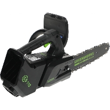 Пила цепная одноручная аккумуляторная GreenWorks GD40TCS (арбориста), 40V, 25,4 см, бесщеточная, без АКБ и ЗУ (2003807)