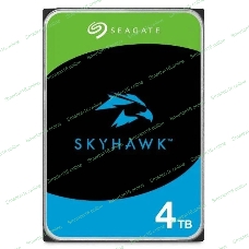 Жесткий диск HDD Seagate 4Tb 5400Rpm SATA3 Surveillance Skyhawk 256Mb 3.5