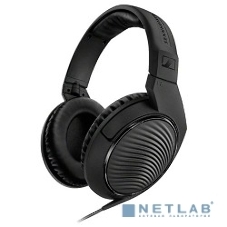 Проводные наушники Sennheiser HD 200 PRO черный, полноразмерные, jack 3.5 мм + 6.3 мм