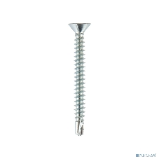 Саморез оконный Kranz сверло, 3.9х38, белый цинк, короб (500 шт./уп.)