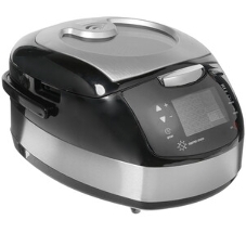 Мультиварка Centek CT-1472 Ceramic черный/сталь, 860 Вт, 5.0 л, LED, 21 программа