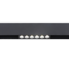 Светильник трековый светодиодный GL4019 BK черный IP20 6W 4200K 48V 24° 115*22*45