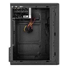 Корпус ExeGate BAA-503-AA500, Mini-Tower, чёрный, 1 x 80/90 мм, БП 500 Вт