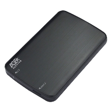 Внешний корпус для HDD/SSD AgeStar 3UB2A12 SATA пластик/алюминий черный 2.5