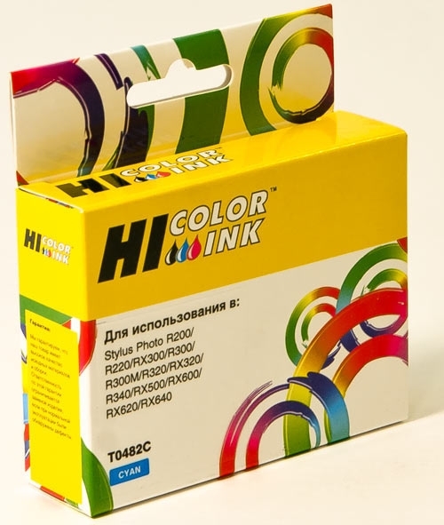 Картридж Epson Stylus Photo R200/R300/RX500/RX600 (Hi-black) new, C13T04824010, C