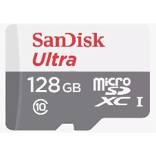 Флеш карта microSD 128Gb SanDisk microSDXC Class 10 Ultra UHS-I 100Mb/s