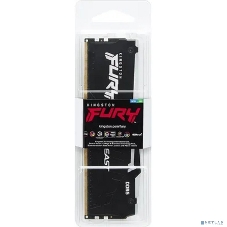 Оперативная память Kingston Fury Beast Black, DDR5, 32Gb (1x32 GB), 5200 MHz, CL40, радиатор, RGB, черный