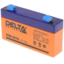 Батарея Delta DTM 6012 (1.2 А\ч, 6В) свинцово- кислотный аккумулятор