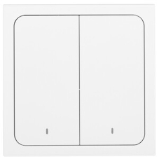 Выключатель умный Yandex YNDX-00535 2-хкл. универсальный белый