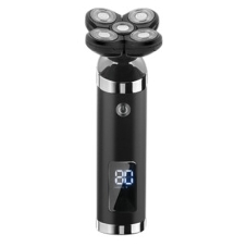 Электробритва Centek CT-2151 (черный) ротор 4D, влажное бритье, 5 плав.голов, USB, зарядка 1 час, LiIon800мAч