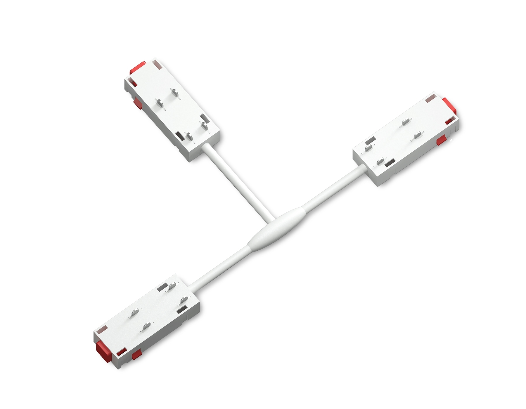 GL1113 WH белый коннектор питания T-образный для шинопровода Magnetic 220V 250*150*18