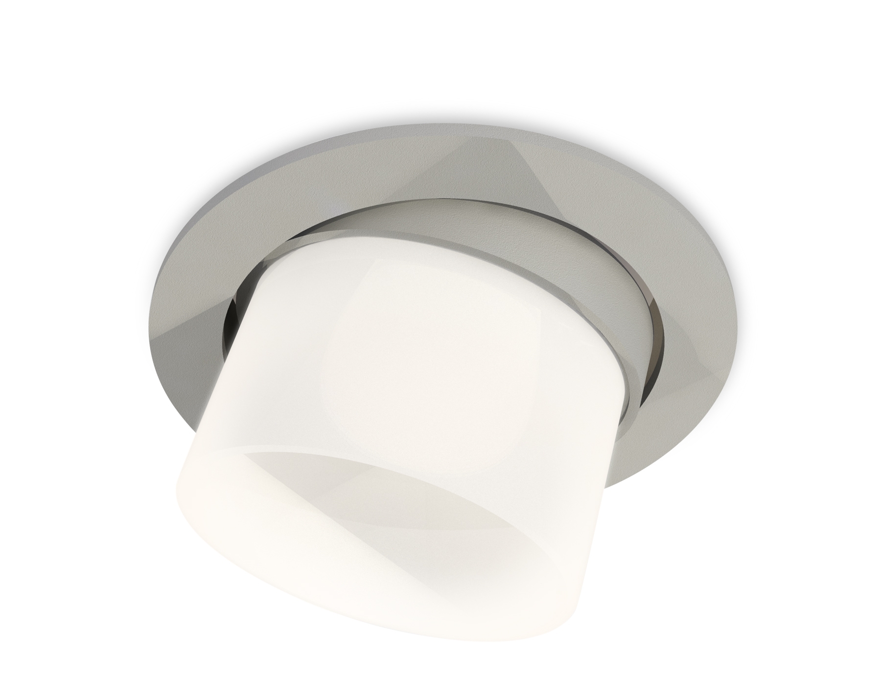 Комплект встраиваемого поворотного светильника Ambrella light XC7653082 SGR/FR серый песок/белый матовый MR16 GU5.3 (C7653, N7170)