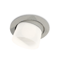 Комплект встраиваемого поворотного светильника Ambrella light XC7653082 SGR/FR серый песок/белый матовый MR16 GU5.3 (C7653, N7170)