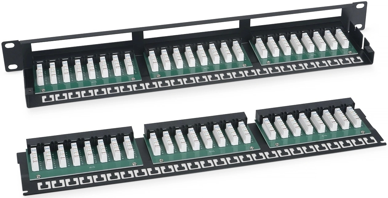 Патч-панель Cabeus PLHD-48-Cat.6-Dual 19