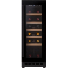 Винный шкаф LEX LWD3020BL черный, 56 л, 1 отсек, 20 бут.