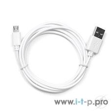 Кабель USB2.0 Pro Cablexpert CC-mUSB2-AMBM-6W, AM/microBM 5P, 1.8м, экран, белый, пакет