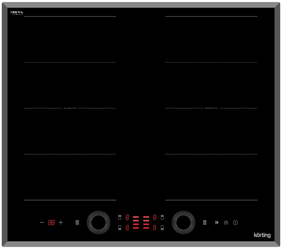 Индукционная варочная панель Korting HIB 68700 B Quadro