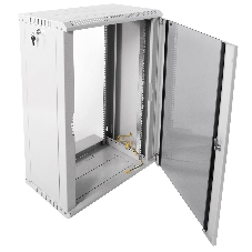 Шкаф телеком. настенный разборный 18U (600х350) дверь металл (ШРН-Э-18.350) (1 коробка)