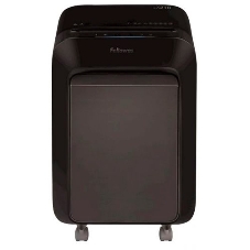 Шредер Fellowes PowerShred LX210 черный (секр.P-4) перекрестный 16лист. 23лтр. скрепки скобы пл.карты