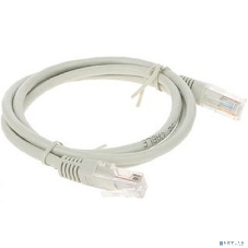 Патч-корд медный UTP Cablexpert PP10-1M cat.5e, 1м, литой, многожильный, серый