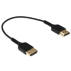 Кабель HDMI Wize WAVC-HDMIUS-0.2M 0.2 м, v.2.0, 19M/19M, 4K/60 Hz 4:4:4, 36 AWG, HDCP 2.2,ультратонкий, позол.разъемы, черный, пакет
