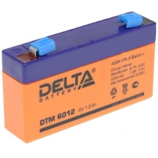 Батарея Delta DTM 6012 (1.2 А\ч, 6В) свинцово- кислотный аккумулятор