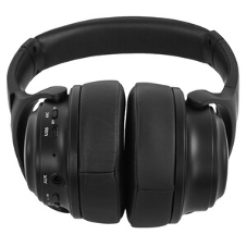 Беспроводные/проводные наушники Defender FreeMotion B1035 черный, накладные, Bluetooth + проводной, складная конструкция