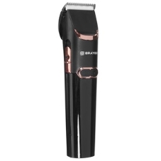 Машинка для стрижки BRAYER BR3401, LED-дисплей, 4 насад, турбо, титан. покр, регу. высоты лезвий