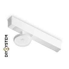 Крепеж трековый для корпуса DIY D70mm 232*70*80 WH белый Крепеж трековый для корпуса DIY D70mm 232*70*80 WH белый