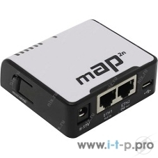 Беспроводной маршрутизатор MikroTik RBmAP2nD 802.11n 300Mbps 2.4 ГГц -1xLAN PoE белый