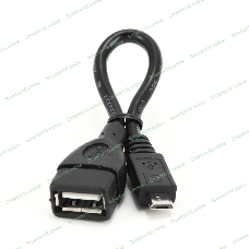 Кабель Gembird/Cablexpert AF/MicroBM, USB 2.0 OTG, 0.15м, пакет