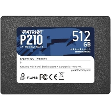 Накопитель SSD Patriot P210, 512Gb, SATA III, 2.5