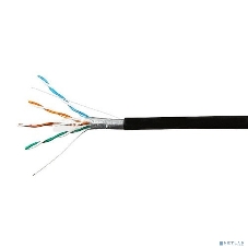 Кабель SkyNet Light FTP outdoor 4x2x0,46, медный, FLUKE TEST, кат.5e, однож., 100 м, box, черный