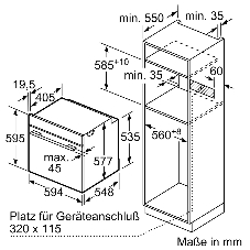 Духовой шкаф электрический Bosch HBG7341B1 черный