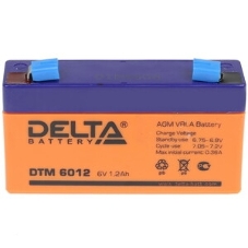 Батарея Delta DTM 6012 (1.2 А\ч, 6В) свинцово- кислотный аккумулятор