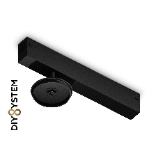 Крепеж трековый для корпуса DIY D70mm 232*70*80 BK черный