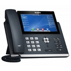 Телефон IP YEALINK SIP-T48U, цветной сенсорный экран, 16 аккаунтов, BLF, PoE, GigE, без БП, шт