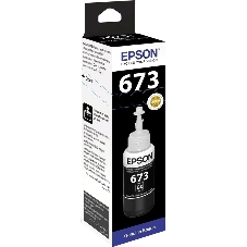 Чернила Epson 673 C13T673198 (аналог C13T67314A) черный 70мл для Epson L800/L810/L850/L1800
