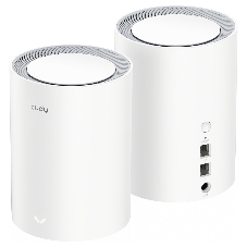 Бесшовный Mesh роутер Cudy M1800 (M1800 2-PACK) AX1800 10/100/1000BASE-TX/Wi-Fi белый (упак.:2шт)