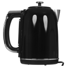 Чайник электрический Galaxy Line GL 0360 1.7 л, 2200 Вт, черный корпус: нерж.сталь/пластик