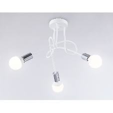 Светильник Ambrella light TR80414/3 WH/CH белый/хром E27/3 max 60W D670*370